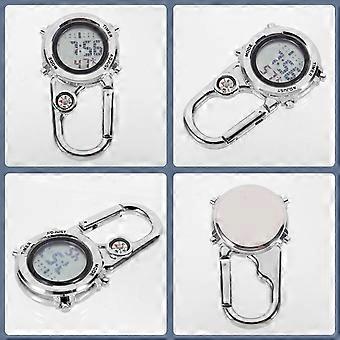 1pc Multi-purpose Carabiner Watch Practical Pocket Watch for Outdoor Climbing