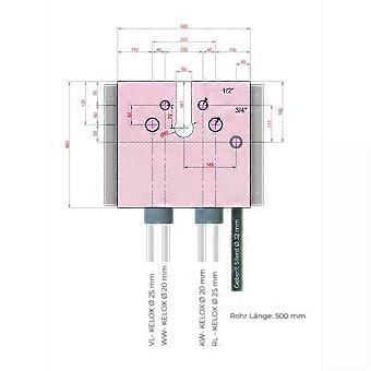 SANOOX Gasthermebox, Wolf, Trockenbau, Geberit FlowFit 20/25mm, Polokal, 1 Stk.