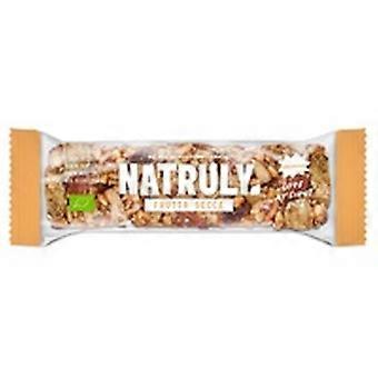 Organic dried fruit crunchy bar 1 bar of 40g