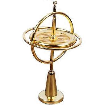 Gyroskop Metall Anti-Schwerkraft Kreisel Spielzeug, Bildungsgeschenk, 1 Stück Gold