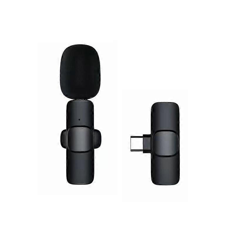 Wireless Microphone For Iphone Type-C, Wireless Lavalier Microphone With Noise Reduction Automatic
