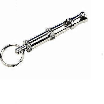 1 Pcs Dog Puppy Adjustable Whistle Ultrasonic Sound Key Chain Training FASTXM