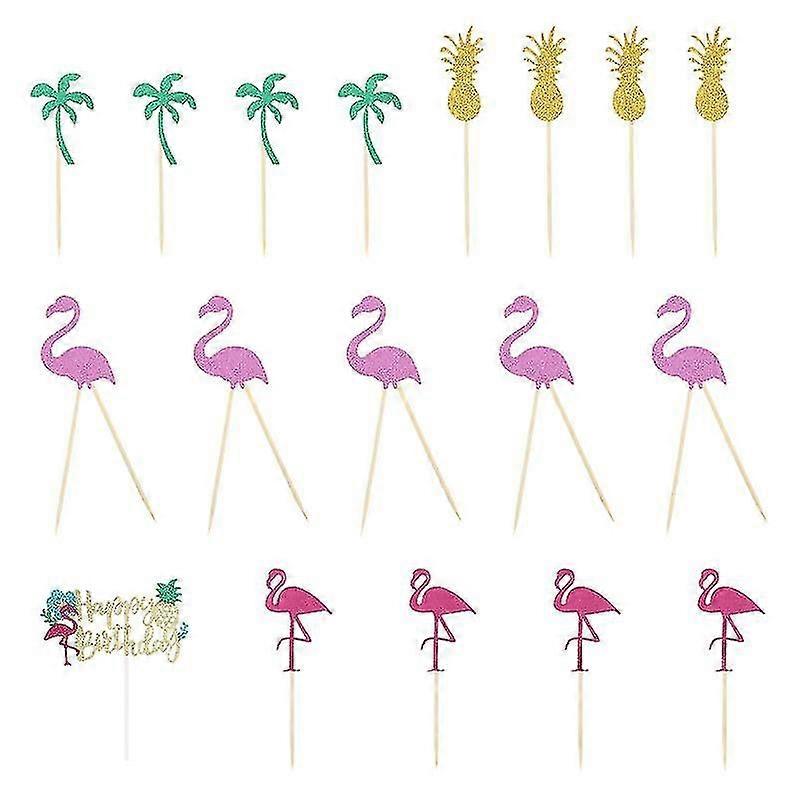 25pcs cake decorations , Hawaii Theme Cake Pick