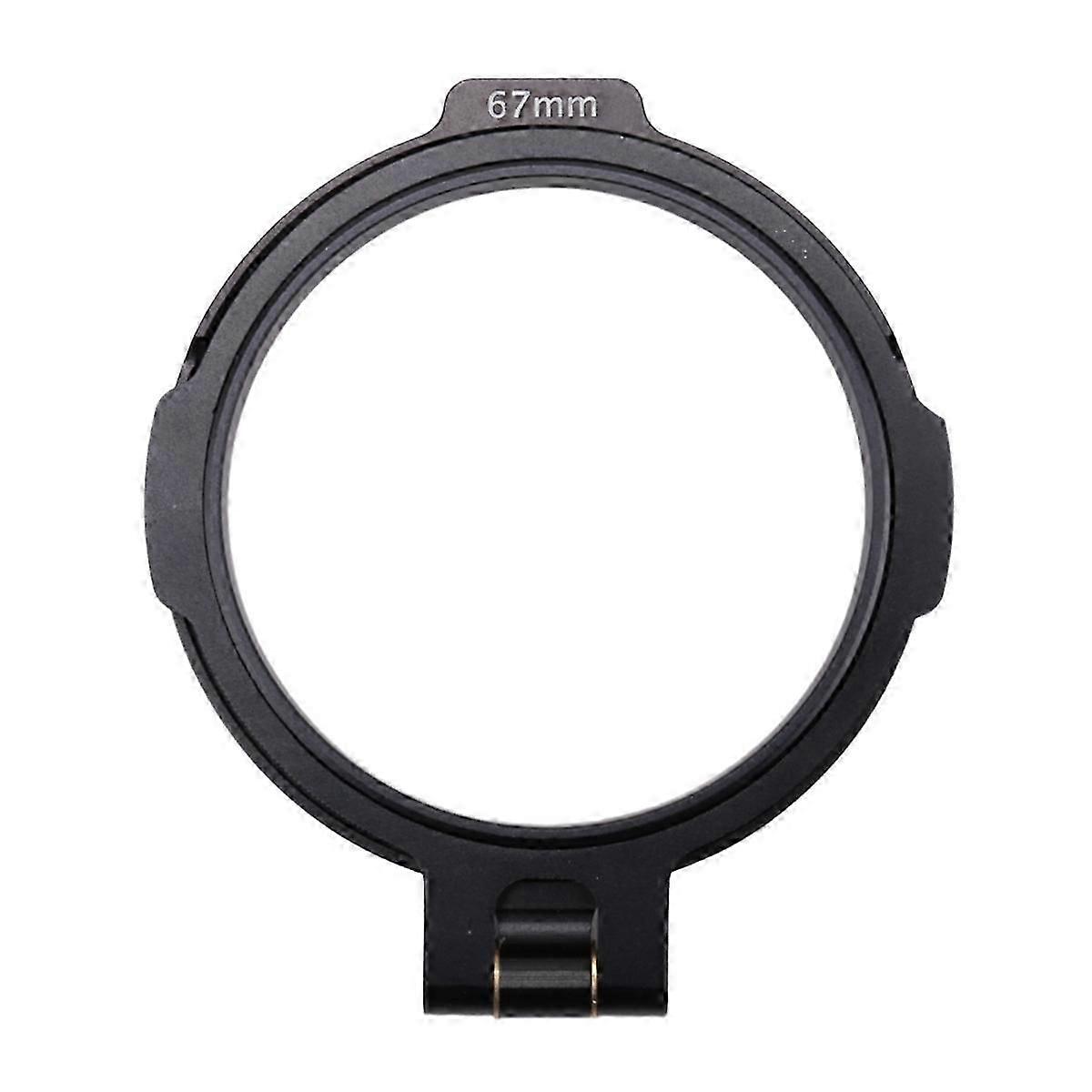Quick-Release ND Filter Bracket, 67mm, Aluminum Alloy Rotating Filter Holder with ND Filter for DSLR Cameras, Tool-Free