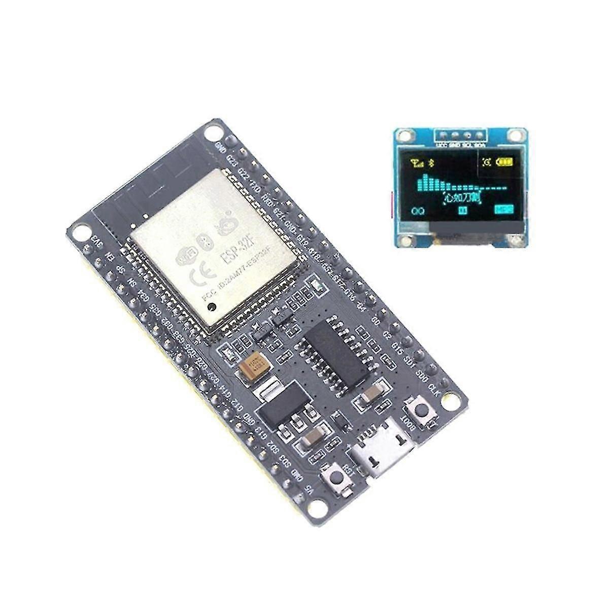 Esp32f Module Development Board Ch340 Driver Wireless Wifi Bluetooth Development Board With 0.96 In