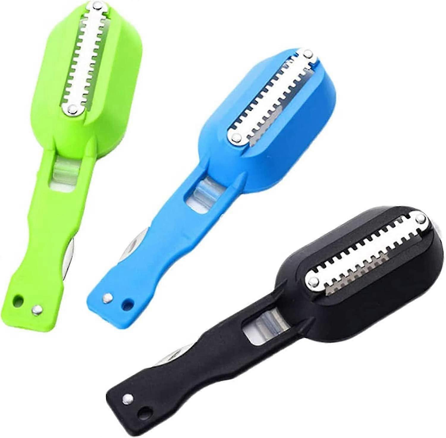 Clean Fish Scale Scraper Fish Scale Brush Multifunction Fish Scaler Quick Fish Skin Cleani