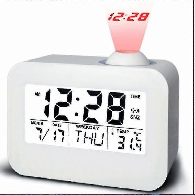 Lcd Projection Clock Electronic Desk Table Bedside Clock Talking Projector Watch Digital Alarm Clock
