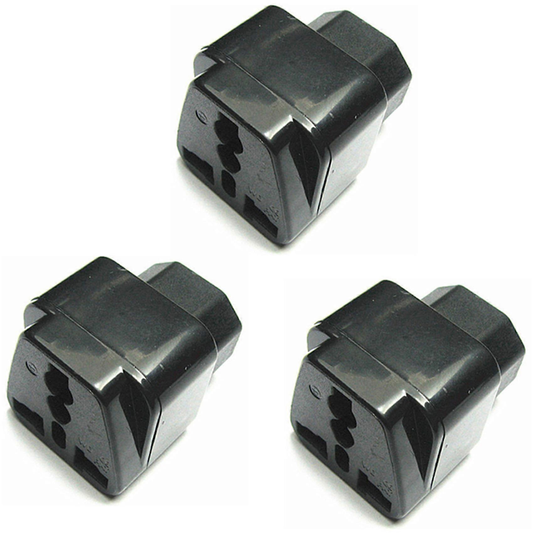3X PDU Special Conversion Plug UPS C13 to Universal Socket Server IEC320-C14 Plug WD-320