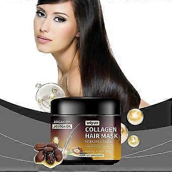 Collagen Hair Mask Essence, 100 g de colágeno acondicionador para el cabello con reparación profunda Aceite de argán - Hidratación, hidratación y nutrición intensivas
