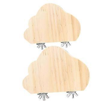 Hamster Springboard Wooden Platcompatible withm compatible with Pet Playing 2Pcs Small Pets
