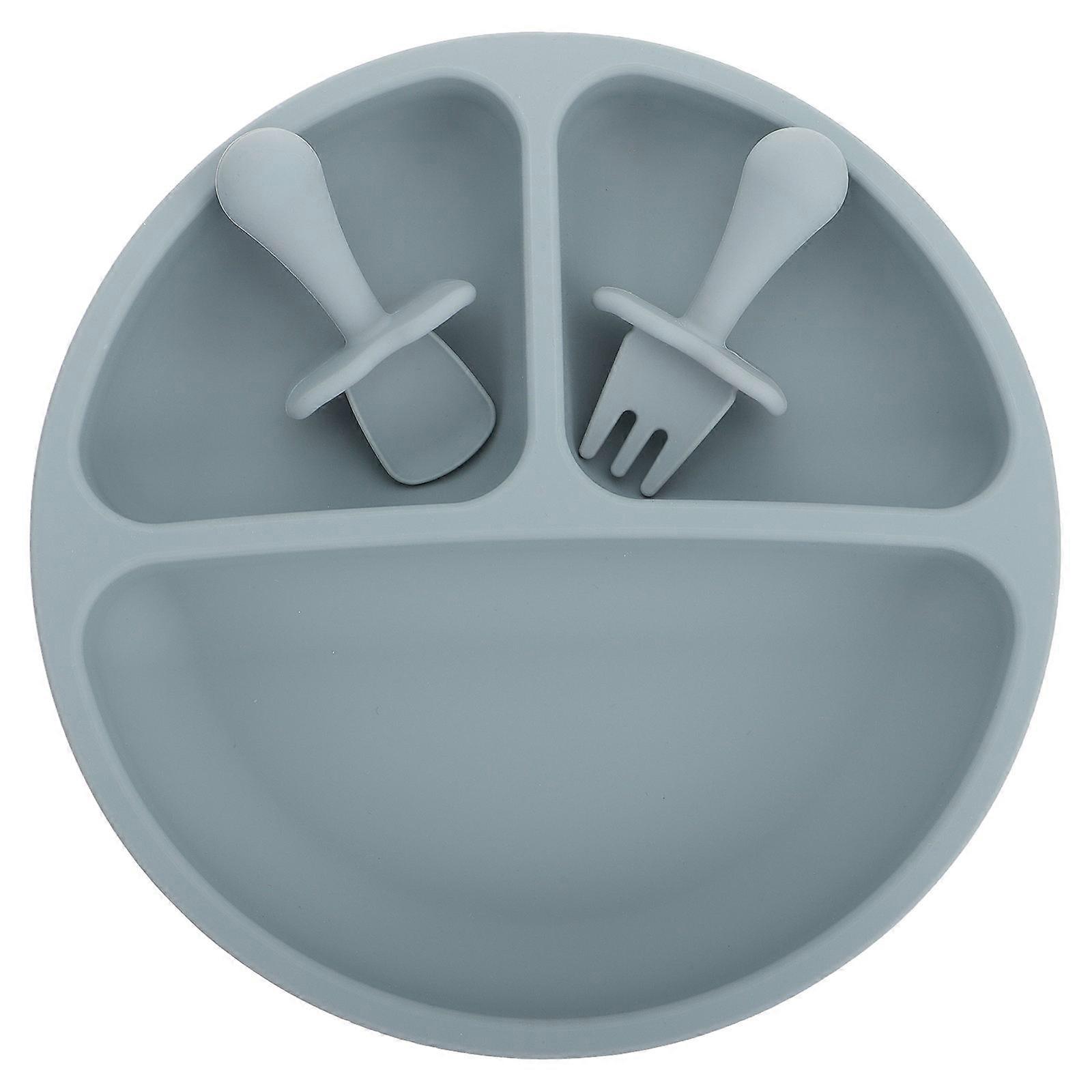 Silicone Food Fork Spoon Set for 1Set Tableware