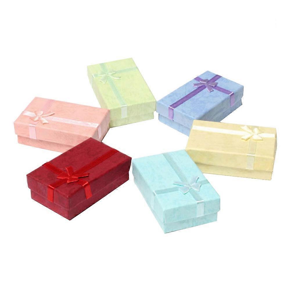 Bowknot Wrapping Box for Gift Packing Small Packaging 6Pcs Set