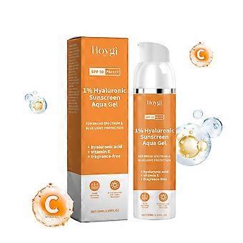 Hyaluronic Acid Moisturizing Protective Cream with Vitamin C & E, SPF Body & Face Moisturizer (Summer)