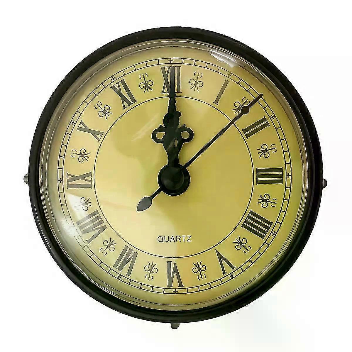 80MM Quartz Clock Inserts Movement Replacement DIY Parts Roman Numbers Quartz Clock Insert Clock Gallbladder