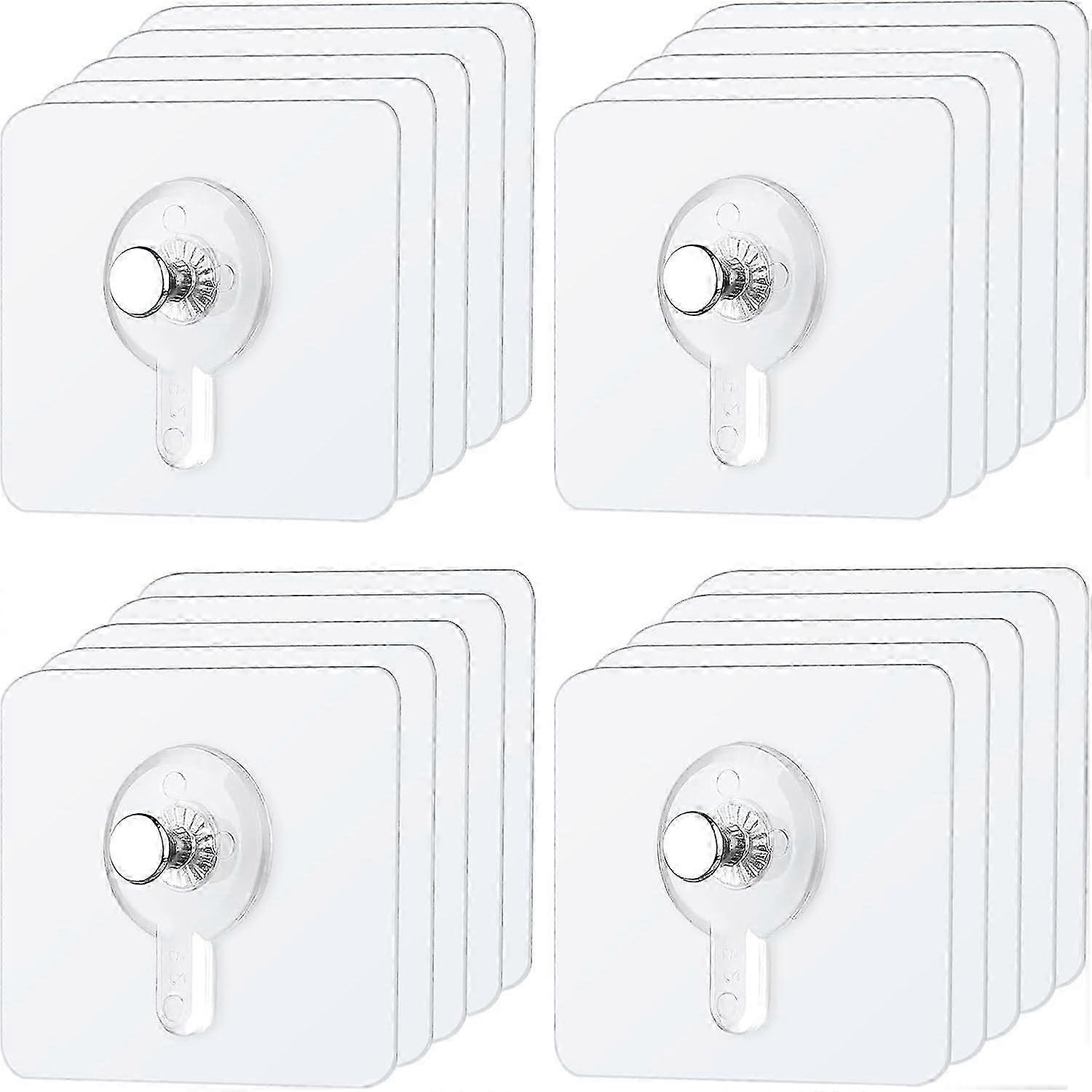 20 Pack No Drilling Adhesive Picture Frame Hooks Wall Mounted