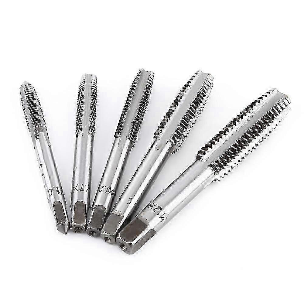 6pcs Set Screw Tap & T shaped Wrench Threading Tapping Hand Tool Kit
