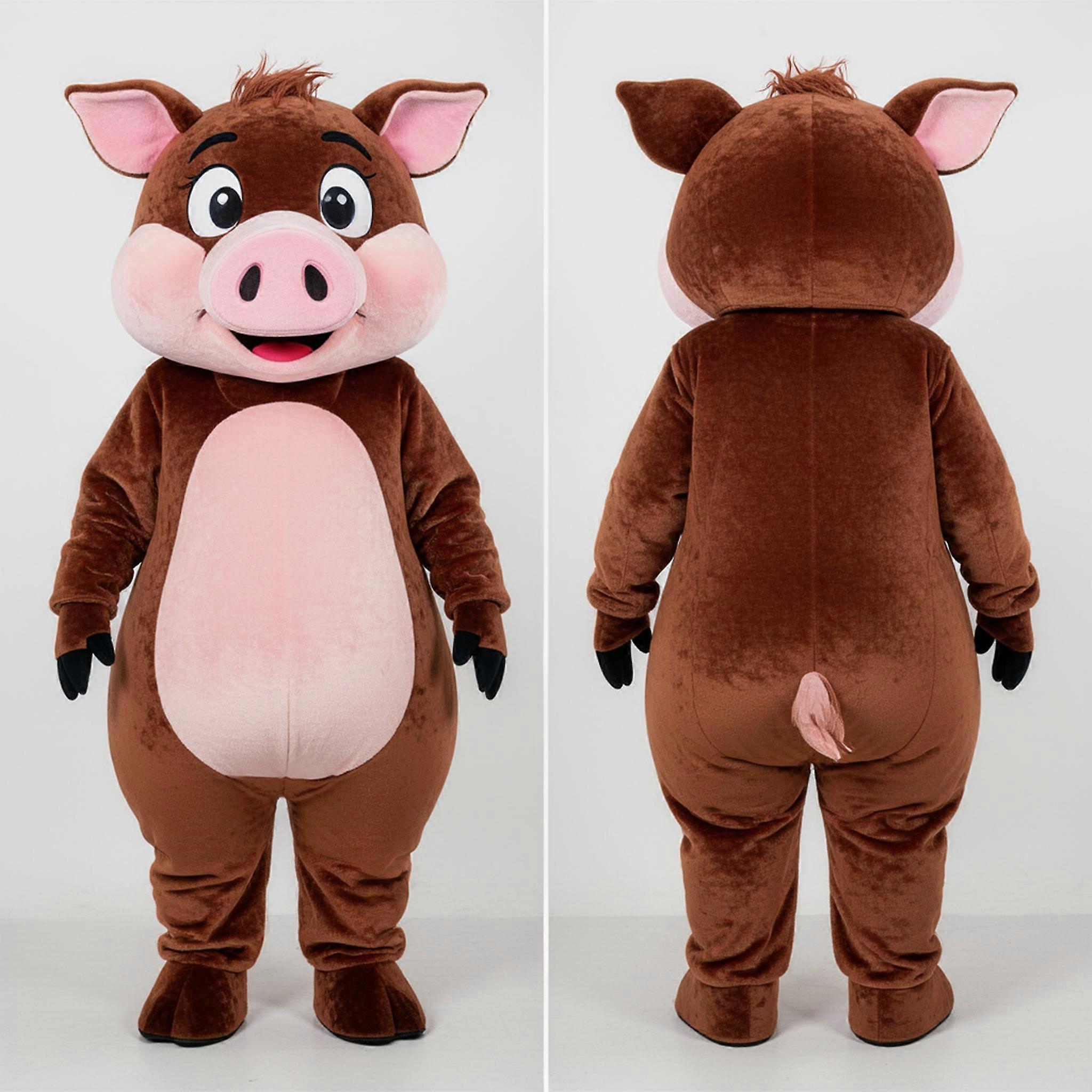 MASTICOT Chocolate Brown Friendly Sow Mascot