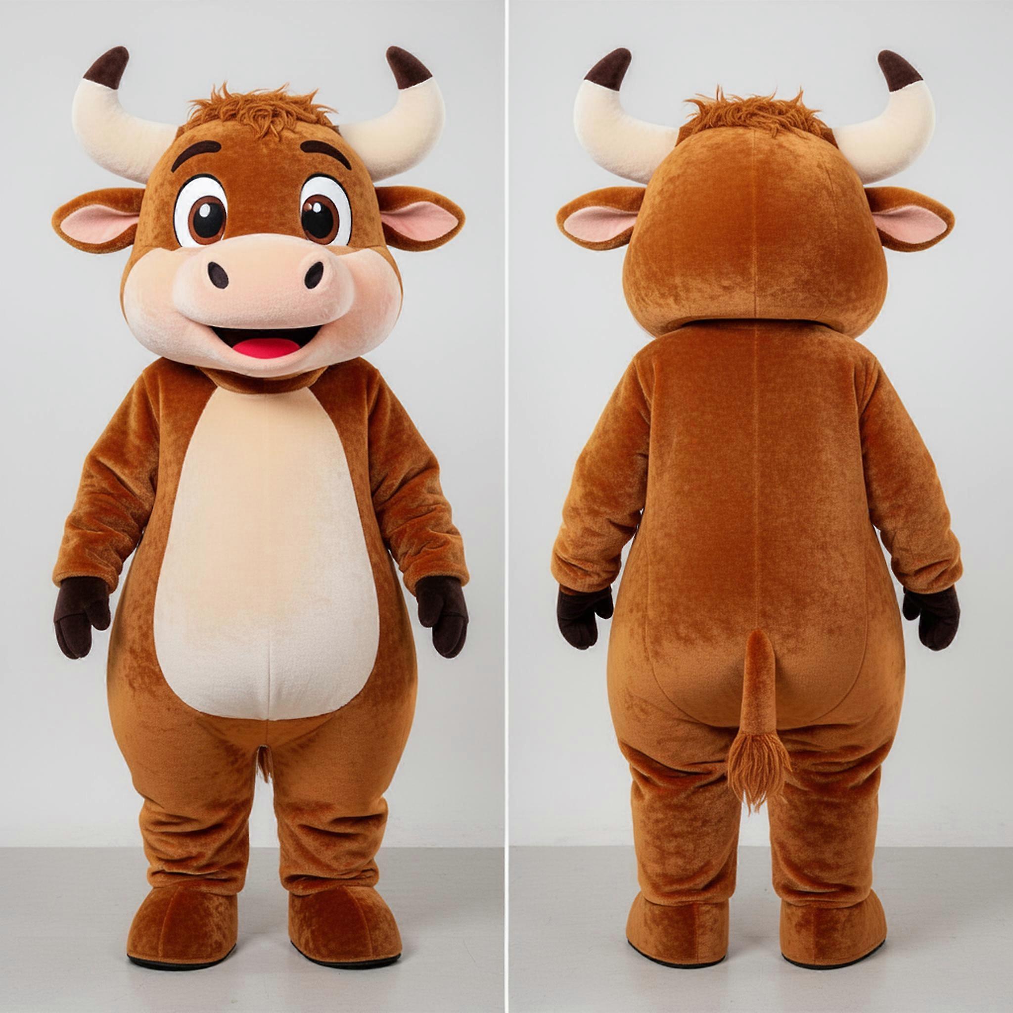 MASTICOT Deep Green Velvety Bull Mascot