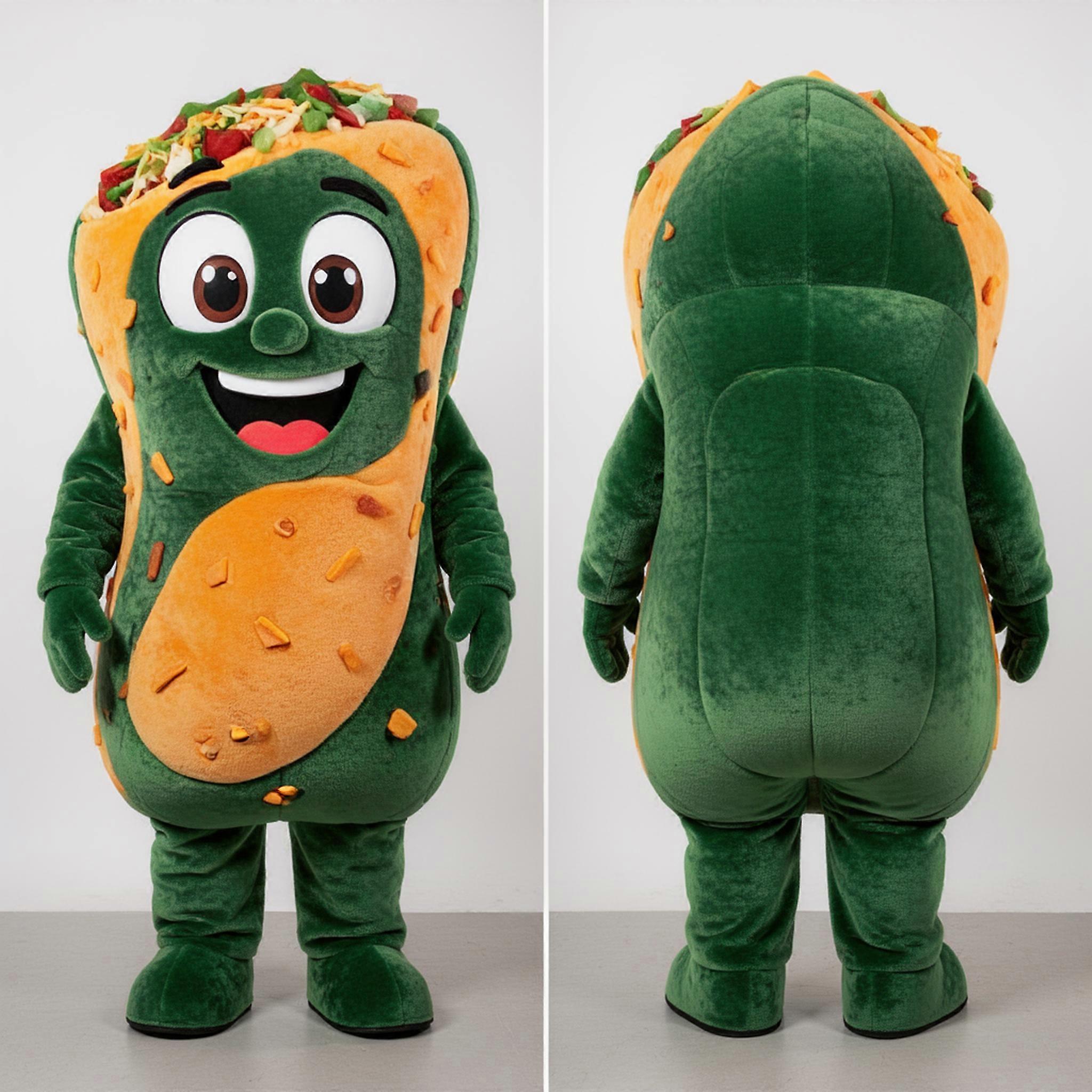 MASTICOT Forest Green Nacho Mascot
