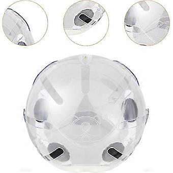 Clear Dog Muzzle for Grooming and Training Anti Bite Pet Hood with Adjustable Straps 7.14x6.82x6.35 in Breathable Design Fits 17-38cm Neck