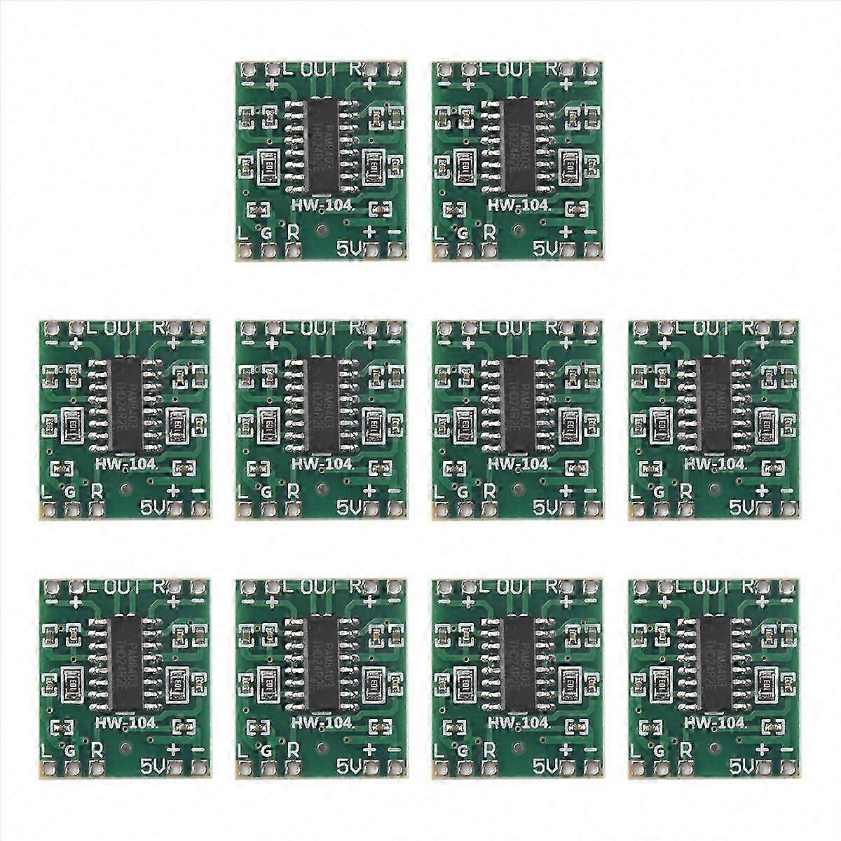 Digital Amplifier Board, PAM8403 Super Mini Module - 10 PCS
