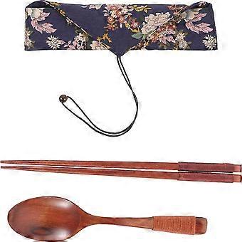 Portable Tableware Cutlery Kit for Outdoor Use 1Set of Japanese Style Utensils