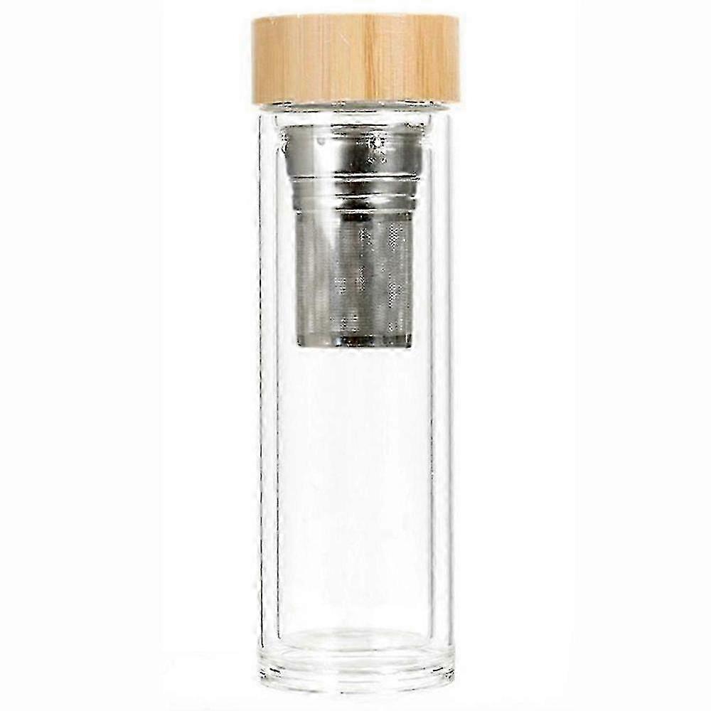 Double-Wall Infuser Glass Teapot