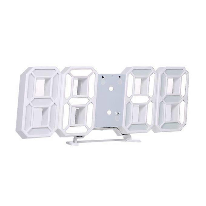 3D LED Digital Clock Glowing Night Mode Brightness