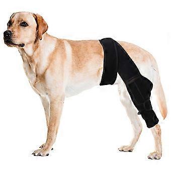 Dog Knee Brace for Torn ACL Hind Leg, Rear Leg Support with Metal Side Stabilizers,Adjustable Cruciate Ligament Brace S@O2