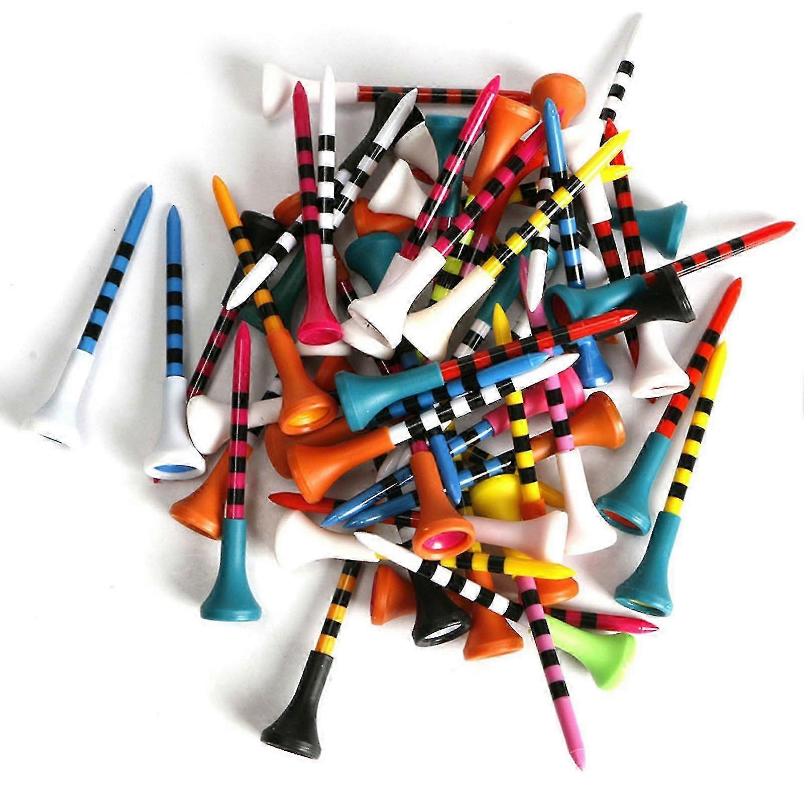 Reusable Multi-Colour Rubber-Tip Golf Tees
