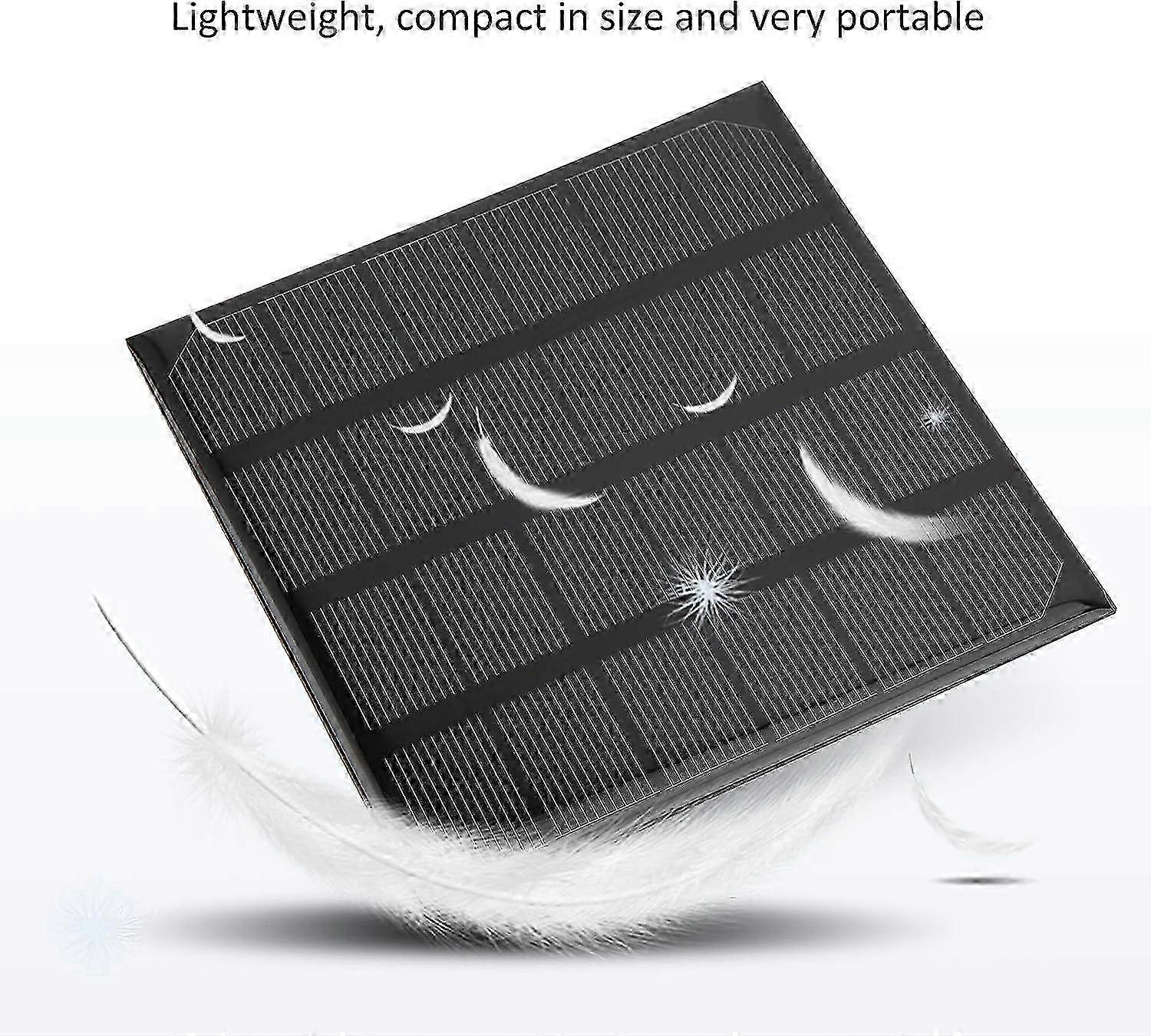 Mini Monocrystalline Silicon Solar Panel 2W 6V Solar Panel Module compatible with Solar Lights