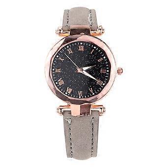 Girls Casual Watch Female Watch for Women Use 2Pcs Grey Wristwatch