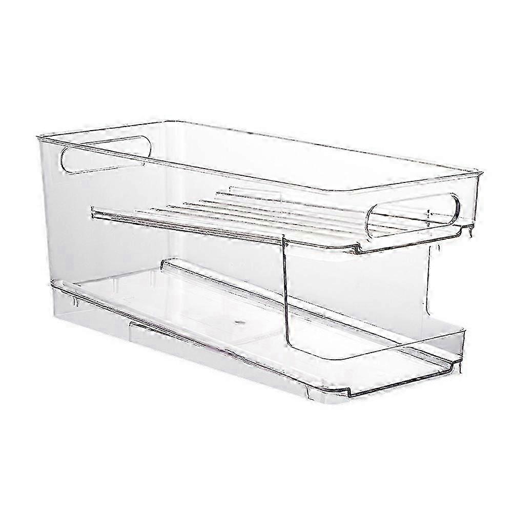 PET 2-Row Refrigerator Can Rack