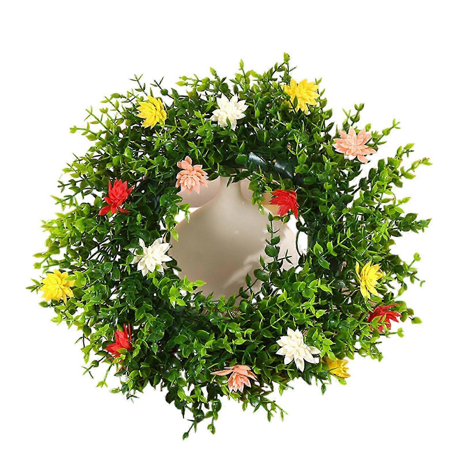 Colorful Artificial Spring Wreath