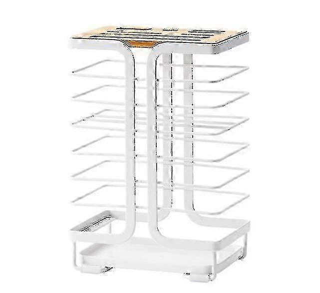 Slim Chrome Kitchen Tool Storage Rack