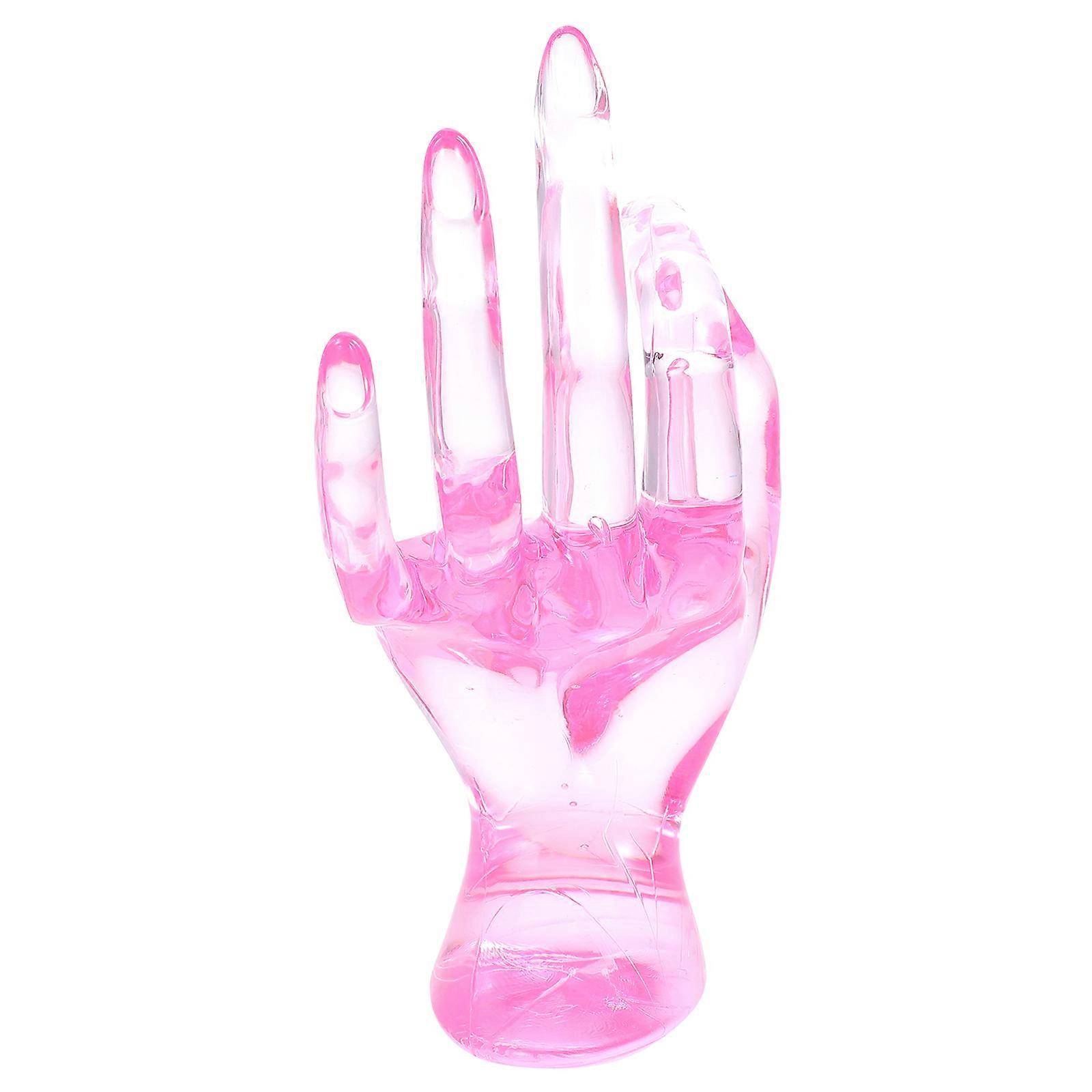 Pink Decorative Bracelet Holder Multi-Function Necklace Stand 3Pcs Set