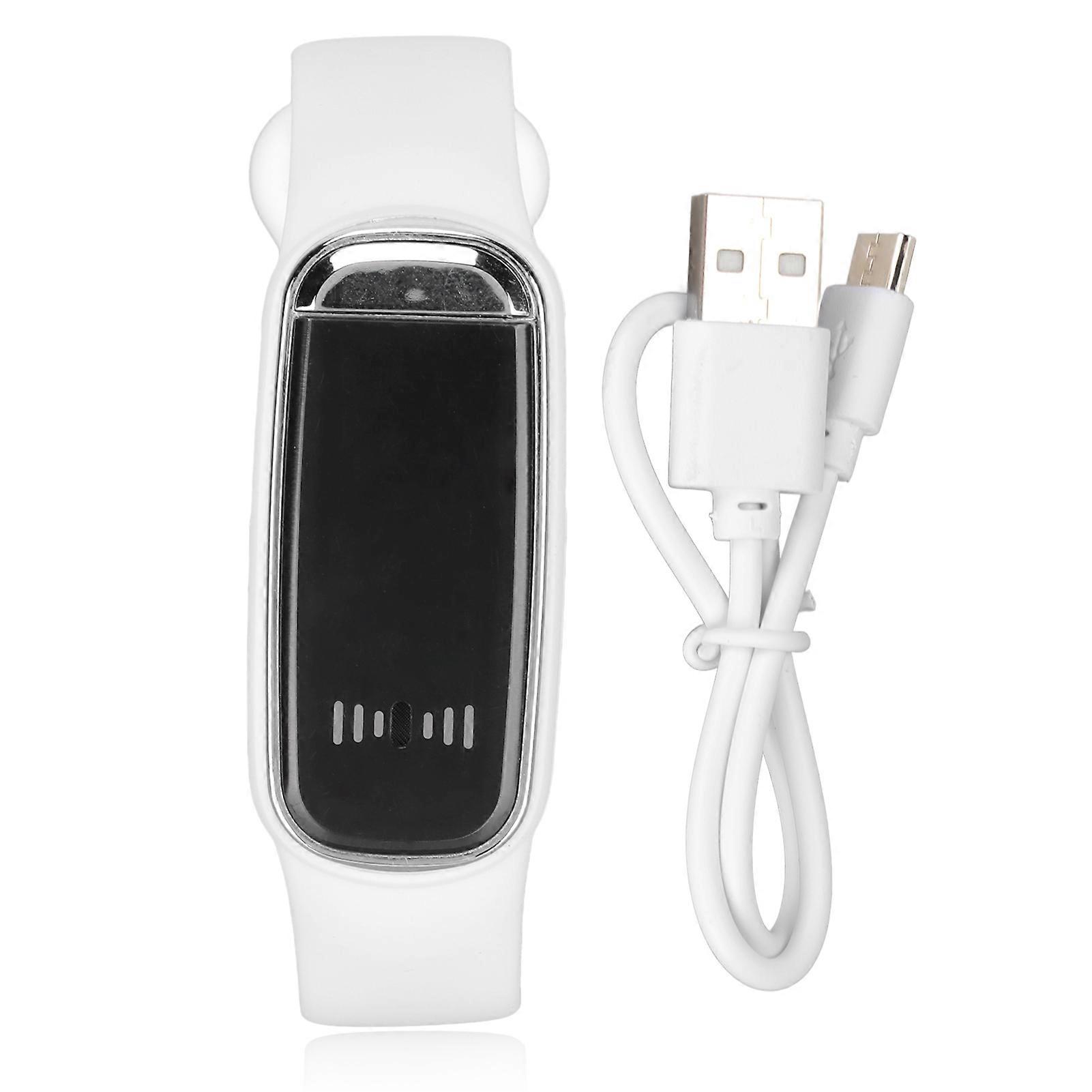 Rechargeable LED Time Tracker Adjustable Silicone Strap Multiple Activity Modes