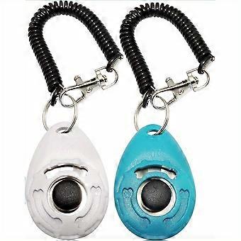 Dog Training Clicker with Wrist Strap, 2 Pack Pet Obedience Tool for Cat Puppy Bird Horse and Dolphin