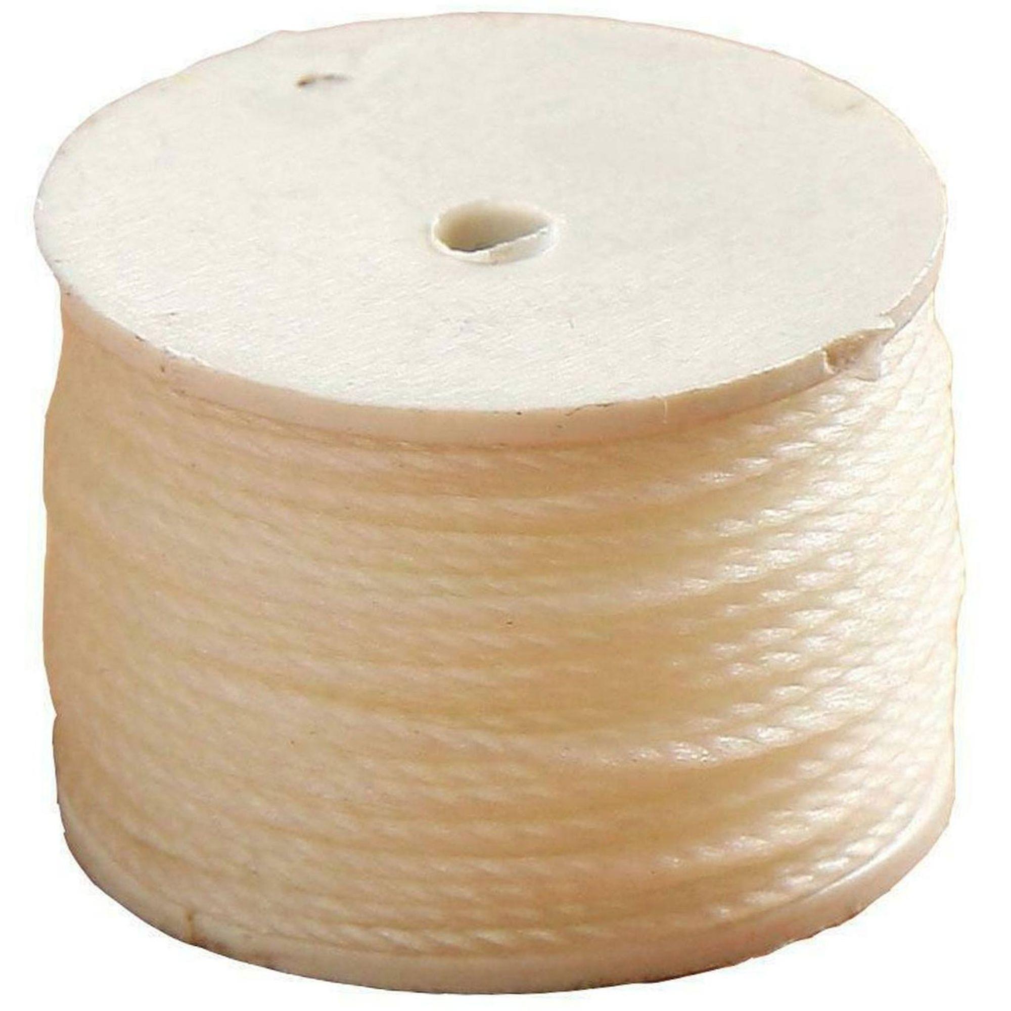 Craft Sha Leathercraft 12m Spool White Waxed Thread for Lockstitch Sewing Awl