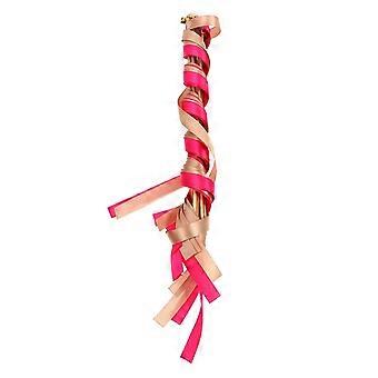 Wedding Fairy Stick Ribbon Wand Set 10Pcs Multi Color Wooden Ribbon Rods for Birthday Halloween Party and Home Decoration