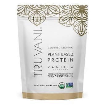 Truvani Organic Plant Protein Powder Vanilla, 10.47 Oz