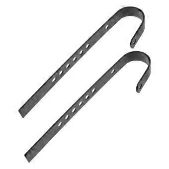 Carrying Hooks for Bike Basket Adjustable Bicycle Hooks Multifunctional 2Pcs