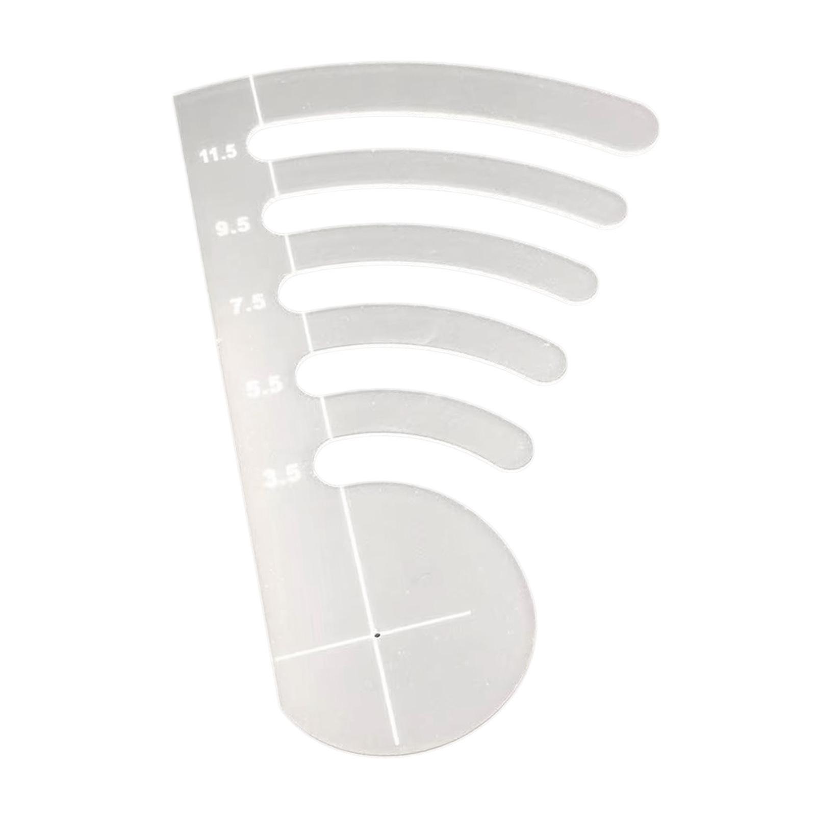 Quilting Template Patchwork DIY Sewing Cutting Ruler Accessories 3.5-11.5