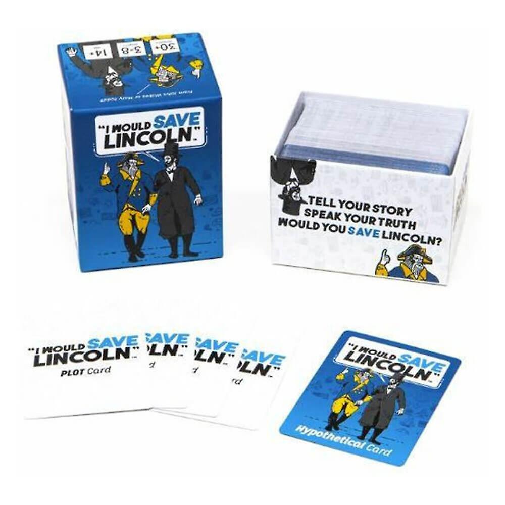 Spite House Studios I Would Save Lincoln Card Game for Ages 14 Years and Up