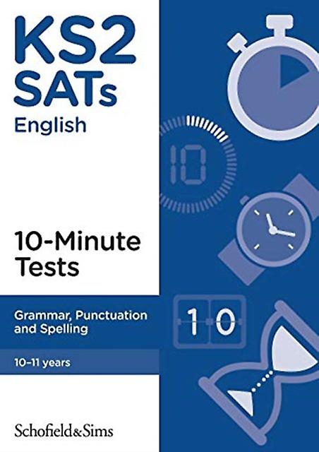 Ks2 Sats Grammaire Ponctuation et Orthographe Tests de 10 minutes par Carol Matchett Livre de poche