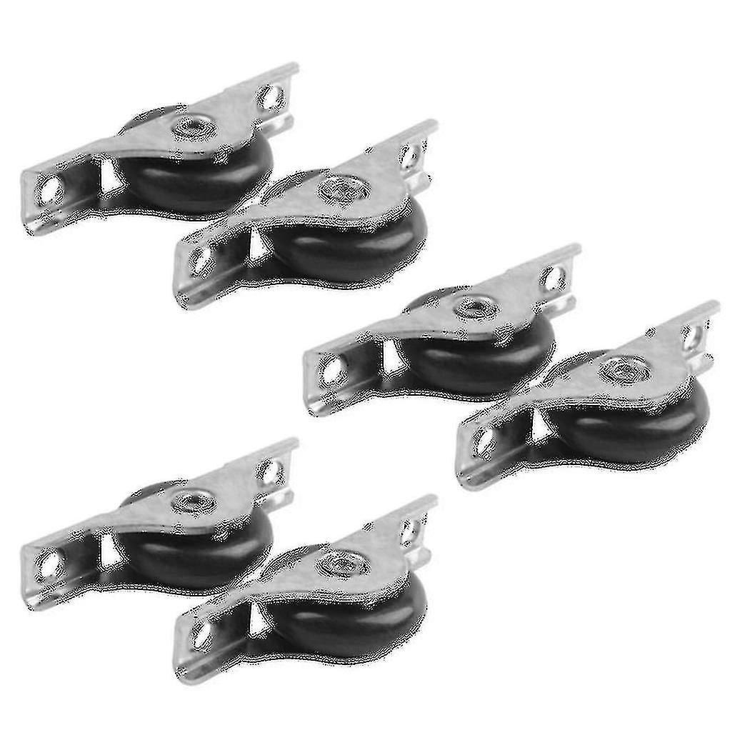 6 Pcs Nylon Single Axle Sliding Door Roller Window Sash Pulley Wheel
