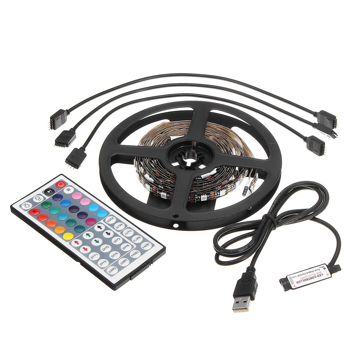 2X50cm + 2x100cm Usb Smd5050 Rgb Led Tv Backlight Kit With Remote Control For Dc5v