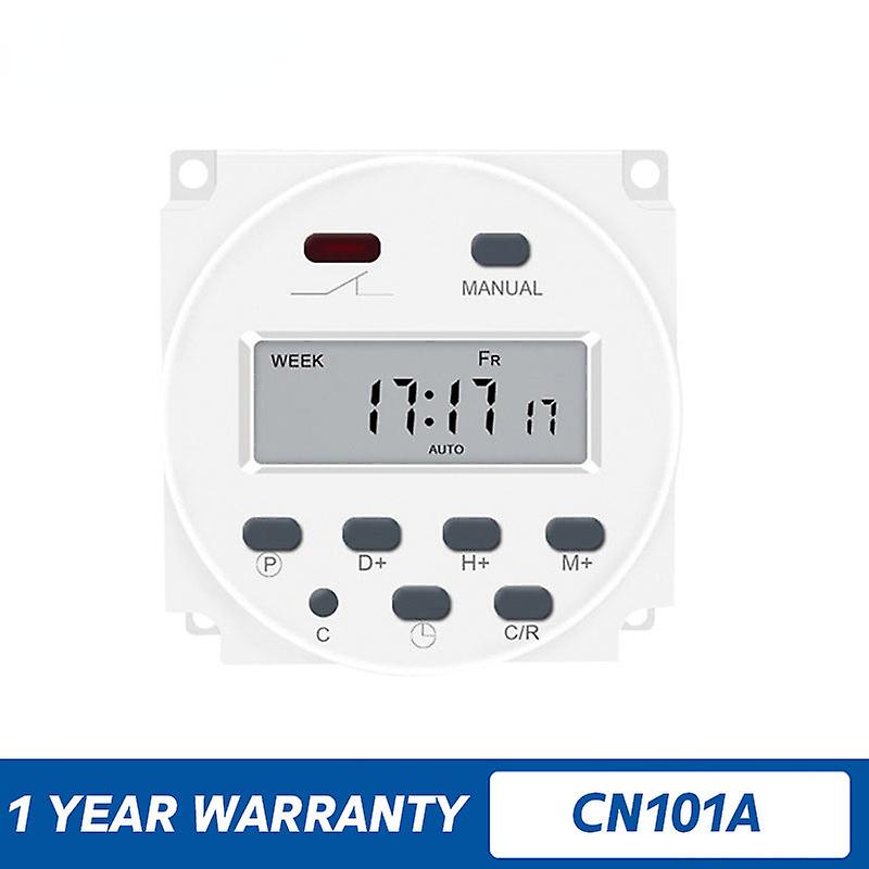 Cn101a 5v 12v 24v 110v 220v Digital Timer Switch 7 Days Weekly Programmable Time Relay Programmer Built-in Rechargeable Battery