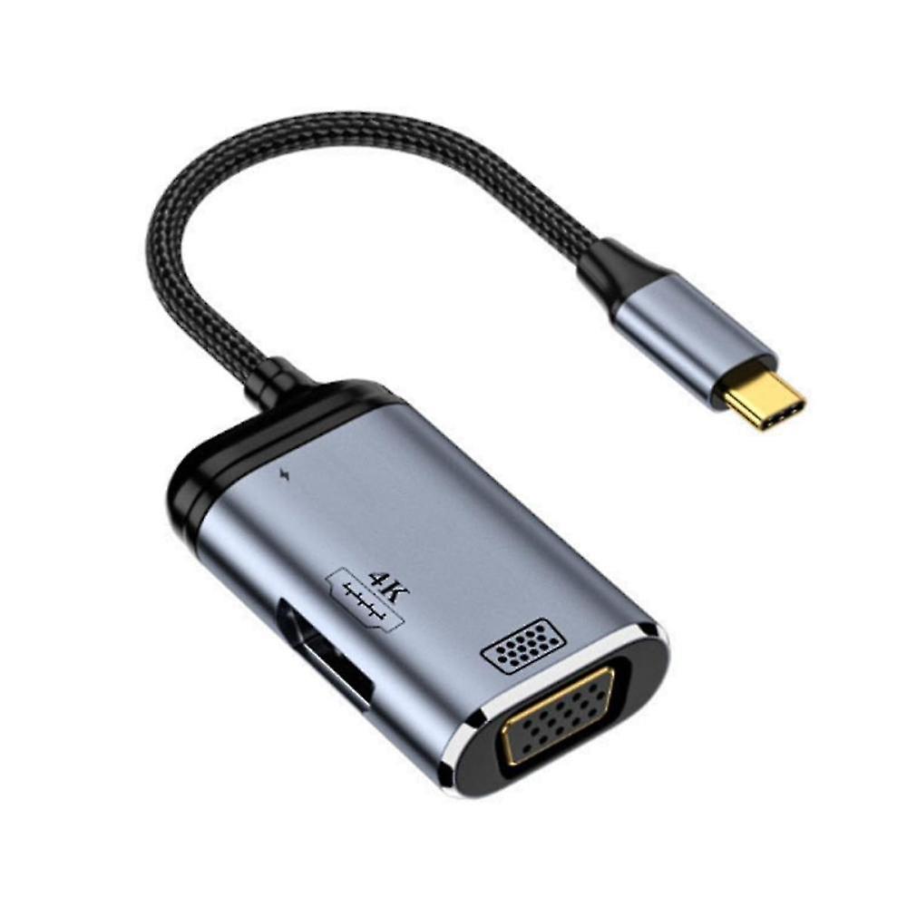 Portable Usb 3.1 Type-c Hub To -compatible Multi Splitter Adapter 4k 3 Usb C Hub For Pc (y001)