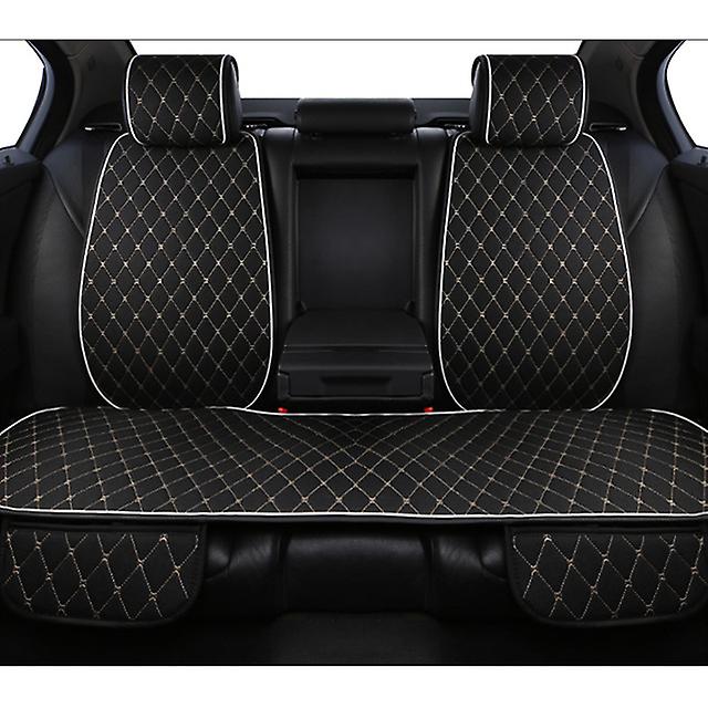 New Flax Car Seat Cushion Universal Style Car Interiors Fit For Most Cars Back Seats